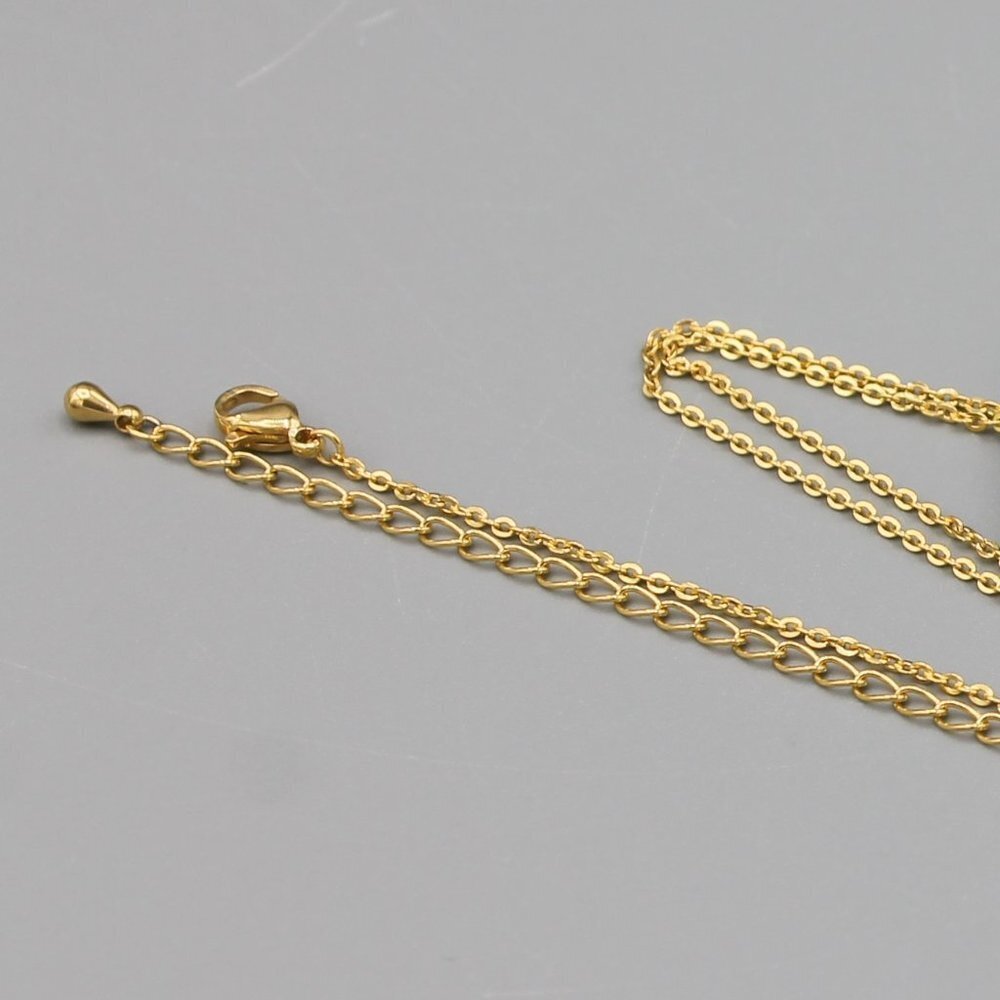 Jewelry necklace Scorpio zodiac horoscope celestial gold tone dainty round new - Picture 4 of 6